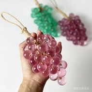 [Finished Product] Transparent Crystal Grape Soap Creative Influencer Souvenir Grape String Soap A S