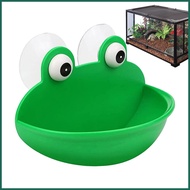 Frog Cage Cute Frog Shaped Wall-Mounted Tank Decoration for Frog Cute Frog Terrarium Decor Fish Tank