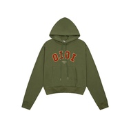 Oioi ผู้หญิง เสื้อฮู้ด Rose งานปัก เสื้อแจ็คเก็ต แขนยาว ผ้าฝ้าย ลำลอง สบาย สตรีทสไตล์ เป็นมิตรต่อการ