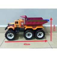 BIG SIZE DUMP TRUCK TOY FOR KIDS / MAINAN LORI PASIR BESAR KANAK- KANAK