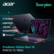 Acer Predator Helios Neo 16 PHN16-72-78NU Gaming Laptop（Aeon Credit Services-36 Monthly Installments