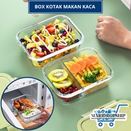 Glass LUNCH BOX / GLASS LUNCH BOX SAFE FOR MICROWAVE / GLASS LUNCH BOX