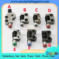 1 Piece 87.010.230 08.008.061 MV.050.374 Ink Stick Water Stick Worm Seat For Heidelberg  CD102 SM102