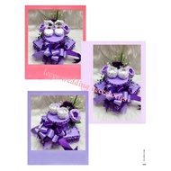 gubahan bekas cincin risik/tunang/nikah(couple ring)-purple