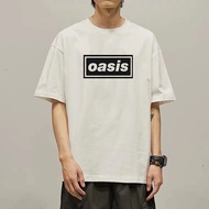 T-shirt À Manches Courtes Du Groupe Oasis David Bowie Groupe De Rock Périphérique Vêtements Américai