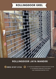 Pemasangan Rolling Door Grel Pintu garasi