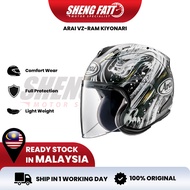 ARAI VZ-RAM KIYONARI Helmet Motor Visor Topi Keledar Keselamatan Open Face Original Superbike SIRIM VZ RAM Motorcycle