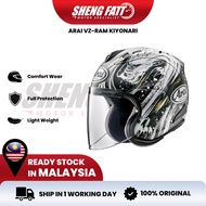 ARAI VZ-RAM KIYONARI Helmet Motor Visor Topi Keledar Keselamatan Open Face Original Superbike SIRIM 