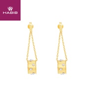 HABIB Oro Italia 916 Yellow and White Gold Earring GE73340822(YW)-BI