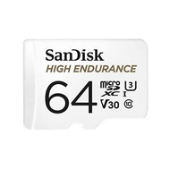 SanDisk High Endurance Micro SD Card with Adapter for Dashcam and Security CCTV IP Camera SDSQQNR (32GB / 64GB / 128GB / 256GB)
