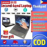 【Lenovo】Laptop Used Laptop Thinkpad X/T Series Second-hand Laptop『i5｜4/8GB RAM｜128/256GB SSD』 3SxB