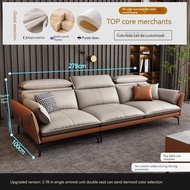 Genuine leather sofa โซฟาหรูหรา L shape modern living room