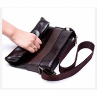 Free Shipping/Men's Sling bag Leather Sling bag Sling bag 3201