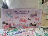 罕有!! Hello Kitty 50周年 貼紙連袋~~日本一番奬