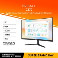 [New Tuoyuan Electronic Technology] PRISM+ C270 | 27" 144Hz 1500R Curved Productivity Monitor [1920 