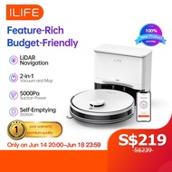 ILIFE A30 Pro LDS Navigation Smart Robot Vacuum Cleaner And Mopping 5000Pa Suction Auto Empty Dock