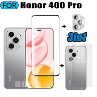 Tempered Glass for Honor 400 Pro 400 Lite Screen Protector & Camera Protector & Back Film