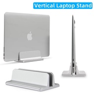 Vertical Laptop Stand, Aluminum Desktop Stand Adjustable Laptop Holder Riser with Adjustable Dock Compatible with MacBook,Microsoft Surface,Chromebook and up to 17.3" Laptops
