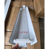 Reflective light trough with powder coated double reflector 1,2m - T8 led light trough - Trough with