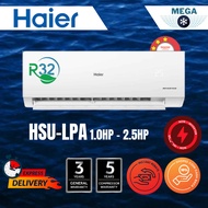HAIER 1.0HP - 2.5HP R32 AIR COND HSU-LPA SERIES NON INVERTER AIRCOND
