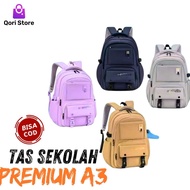 Qori Store - Premium School Bag Code A3 School Bag/ POLOS School Bag/ Middle School School School Ba