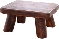Small Stool-Solid Wood Multi-functional Low Stool Stool Shoe Bench Small Bench Home Tea Coffee Table