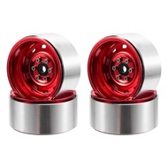 RC Crawler 1.9inch Beadlock Wheels Aluminum Wheel Hub for 1/10 TRX4 TRX6 Axial SCX10 II III Redcat G
