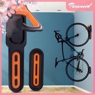 [paranoid.sg] Bike Wall Hanger Vertical Bicycle Mount Cycling Wall Rack (Black Orange)