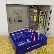 Power Supply BOX 10A 12v 9 CH cctv / psu 12V 10A box panel