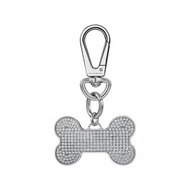 客製化設計 白色培育藍寶石寵物項圈吊墜 - 形狀