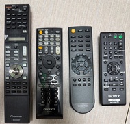 SONY、ONKYO、PIONEER遙控器共四個