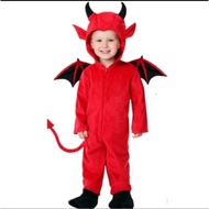 MERAH Red onesie baby boy halloween costumeDEVIL | Red devil costume for baby boy