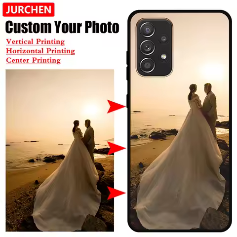 Custom Photo Case For Samsung Galaxy A15 A53 A54 A14 A24 A25 A33 A34 A35 A04 A05 A05S S A04e M14 M22