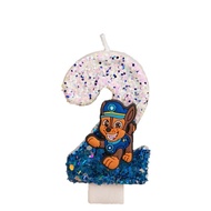 Wang Team Ryder Number Candles 0-9 Years Old Cake Decorations, Party Creative Birthday Candles
