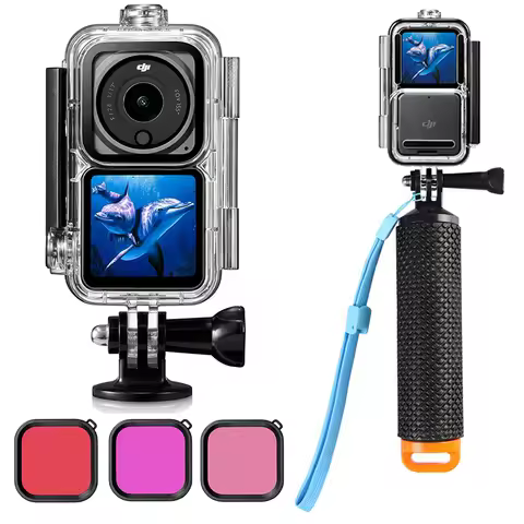 Waterproof Protector Case Housing for DJI Osmo Action 2 Action Camera Accessories Diving 60M/196FT U
