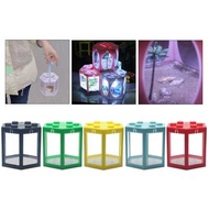 Brk TOPINCN Aquarium Mini Lego Block Hexagon LED Lights 12x11cm - TOP6
