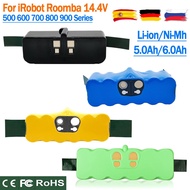 BAOOL For iRobot Roomba500 Baery 14.4V 6.4Ah/5.0Ah/3.8Ah  For  Roomba Vacuum Cleaner 500 600 700 800 Rechargeable Baery