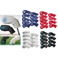 [trdfdv] 9pcs Golf Hybrid Set Kopfbedeckung Utility Club Interchangeable Number Tag