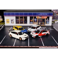 Motor Helix 1/64 Honda Civic Type-R, FL5 Mugen MF10 Wheels Championship White or Hondata Pearl White
