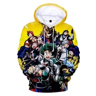 New Anime Hoodies Boku Nomy Hero Academia Midoriya Izuku Deku Swestshirts Anime Teen Loose Clothes