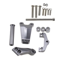 ชุดตัวปรับพวงมาลัยอะลูมิเนียมสำหรับมอเตอร์ไซค์ตัวกันสะบัดของรถจักรยานยนต์สำหรับ KAWASAKI ER-6N ER6N 