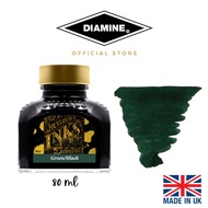 Diamine Fountain Pen 80ml Bottle Ink Green Black