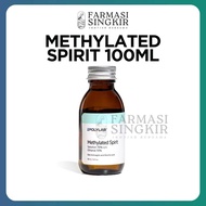 Polylab Methylated Spirit Ethanol 70% 100ml | Antiseptic Alcohol for Skin Cleaning Disinfection Use