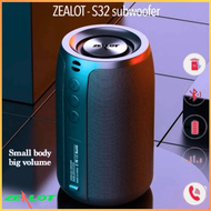 COD KIRIM CEPAT ZEALOT Speaker Portable Bluetooth 5.0 S32/ Speaker bluetooth full bass super jumbo 1