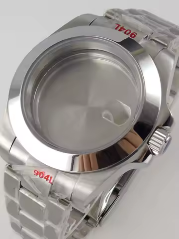 NH35 Watch Cases 36mm/39mm Stainless steel Oyster Bracelet Waterprpoof for NH35 NH36 movement 28.5mm