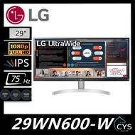 29WN600-W 29" ULTRAWIDE IPS FHD 75HZ 5MS FREESYNC HDR10 GAMING MONITOR