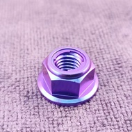 GR5 Motorcycle Titanium Alloy Lock Nut M5 M6 M8 M10 TC4 GR5 Ti Fastener for Motor Bicycle Car