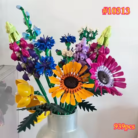 Lush Bouquet 10313 Building Blocks Sets Compatible with Legoed Particles Suitable for Christmas Gift