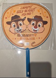 Chip N Dale 迪士尼淘金 扇子  HK$20 奇奇蒂蒂西部牛仔風扇
