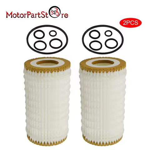 2x Oil Filter for Mercedes Benz E230 E280 E350 C230 C250 C300 C350 CLK350 CLS550 E550 GL550 AMG 0001